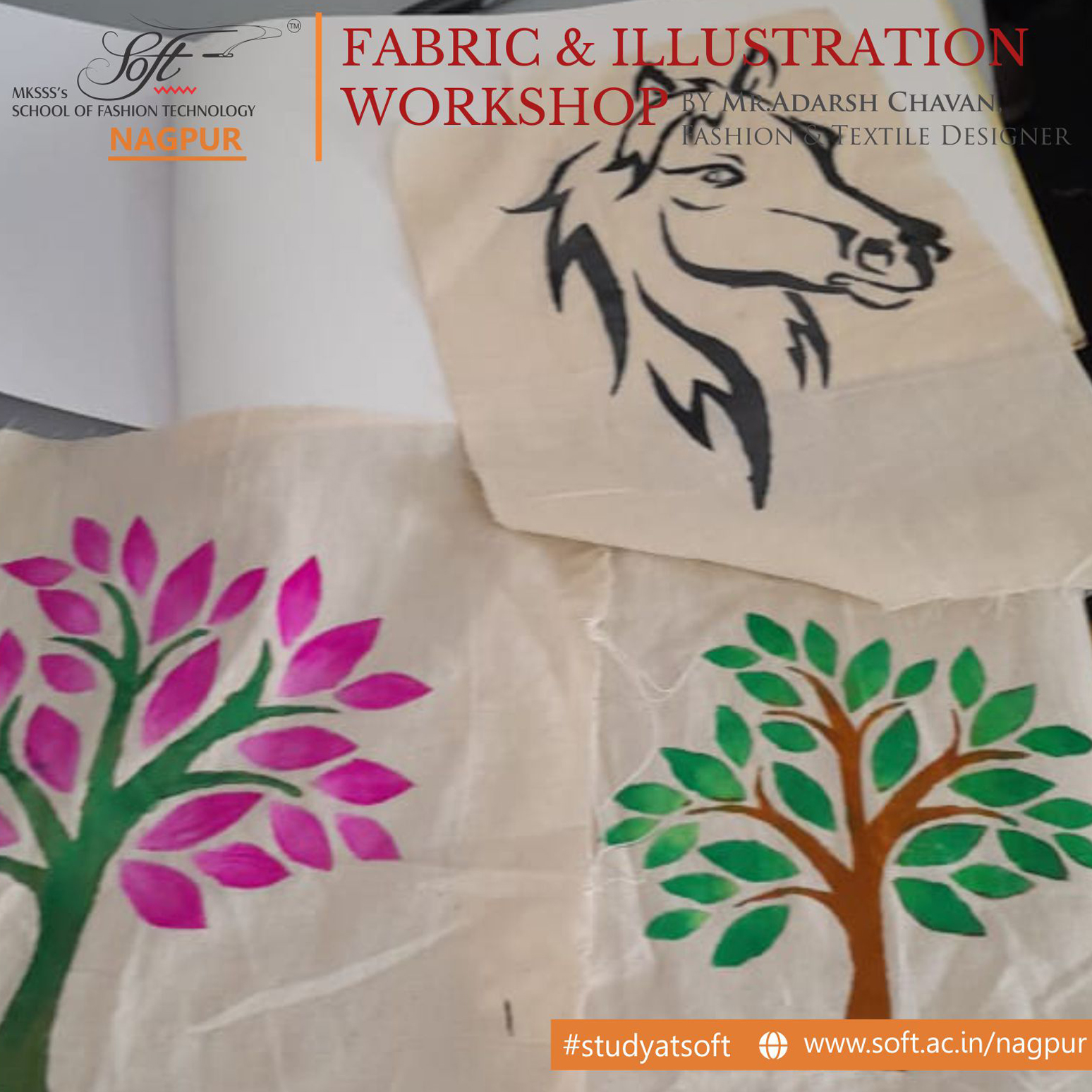 Fabric & Illustration Workshop by Adarsh Chavan