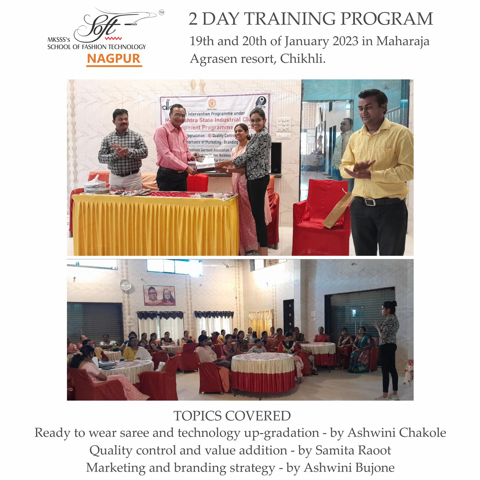2 Day Training Program at Maharaja Agrasen Resort, Chikli