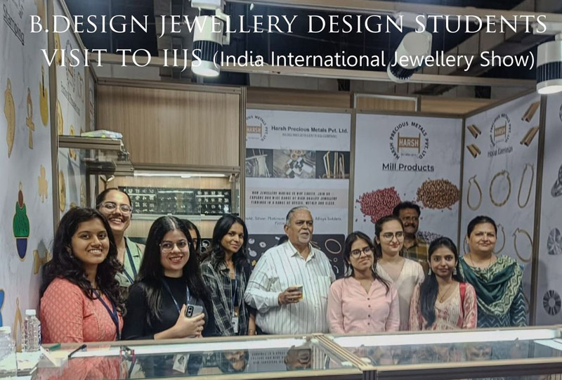 Soft Pune B. Design Jewellery Design Students Visit To IIJS 21 Aug 2024